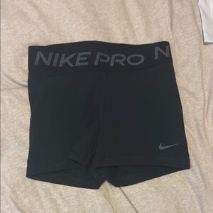 Nike Women's Dark Gray Pro Athletic Shorts